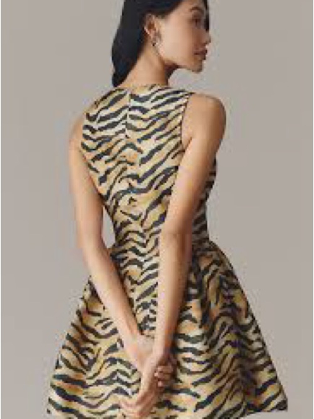 Anthropologie Hunter Bell Layne Linen Silk Mini Dress